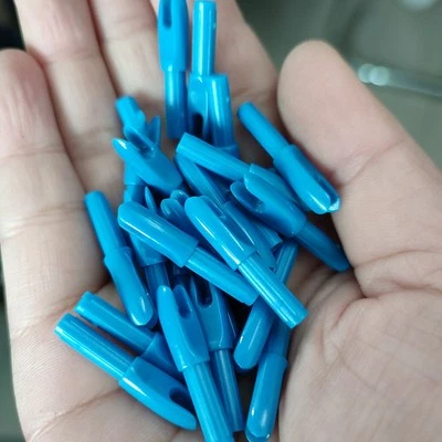 50X Archery Arrow Nocks ID4.2mm Insert Tips Arrow Shaft Tails Plastic Target - Image 1 of 4