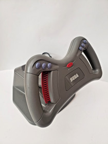 SEGA Saturn Gray Racing Controller HSS-0115 Tested Steering Wheel Japan ✨