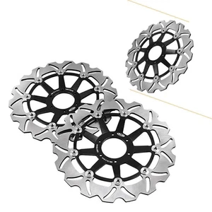 2pcs Motorcycle Floating Front Brake Disc Rotor For Honda CBR600F F4 1999-2000 - Picture 1 of 7
