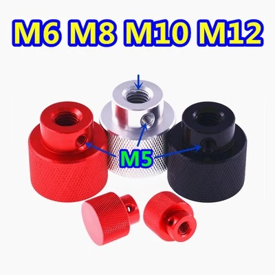 Rändelmutter M6 M8 M10 M12 Blindes Loch Raendelmuttern Rundmutter Aluminium - Bild 1 von 4