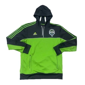 Adidas Seattle Sounders FC Hoodie Herren Large Kapuze Track Logo leicht - Bild 1 von 10