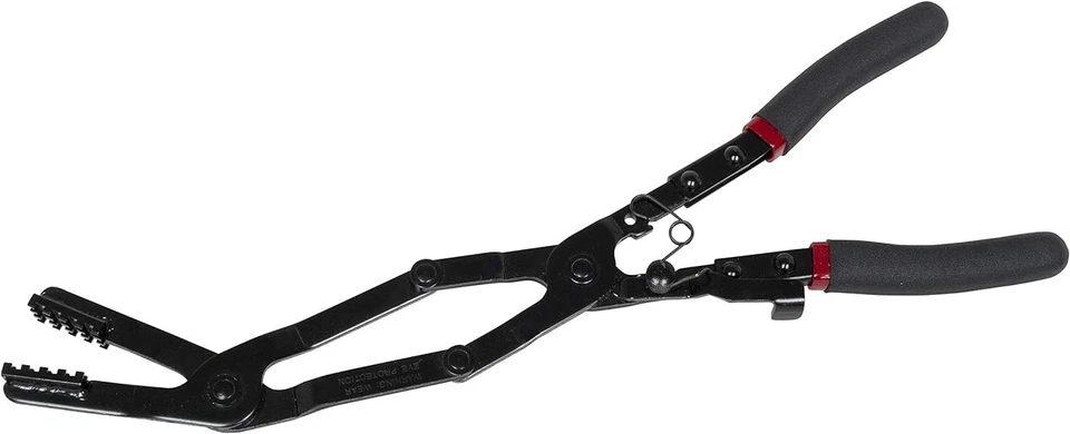 Lisle 17370 Pliers Hose Clamp Plier 35 Degree Extra Long Reach Cross Cut Tip De