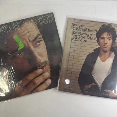 1973 Bruce Springsteen The Wild The Innocent & Darkness  NM Vinyl 2 X LP Records - Image 1 of 4