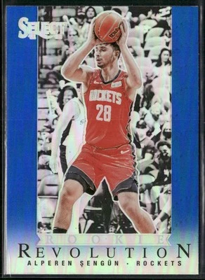 2021-22 Panini Select #2 Alperen Sengun Rookie Revolution Blue Prizms - Image 1 of 2