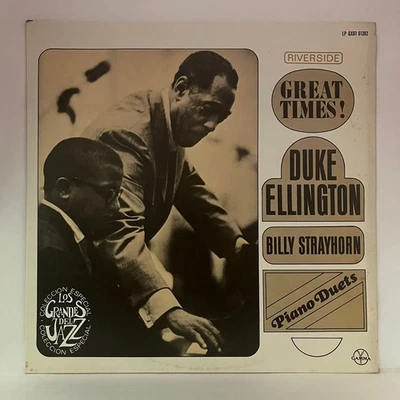 DUKE ELLINGTON / BILLY STRAYHORN -GREAT TIMES/PIANO DUETS- 1984 MEXICAN LP ALBUM - Image 1 of 4