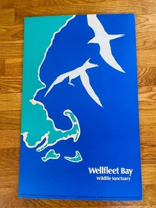 Póster de colección Wellfleet Bay Wildlife Sanctuary 1976 Massachusetts Audubon Society - Imagen 1 de 10