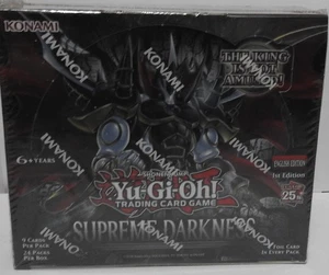 YUGIOH! SUPREME DARKNESS BOOSTER BOX (24 PACKS) 1st EDITION -FREE UK P&P - Picture 1 of 8