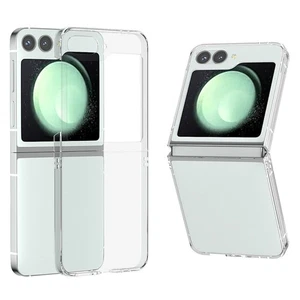 Funda rígida transparente delgada a prueba de golpes para teléfono Samsung Galaxy Z Flip 7 Flip7 - Imagen 1 de 5
