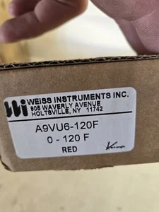 Weiss Instruments A9VU6-12F 0-120F RED Vari-angle - Picture 1 of 9