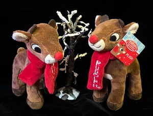 Rudolph das Rentier mit der roten Nase Plüsch 7,75 Zoll x 6,5 Zoll von Dan Dee - Neu L - Bild 1 von 4