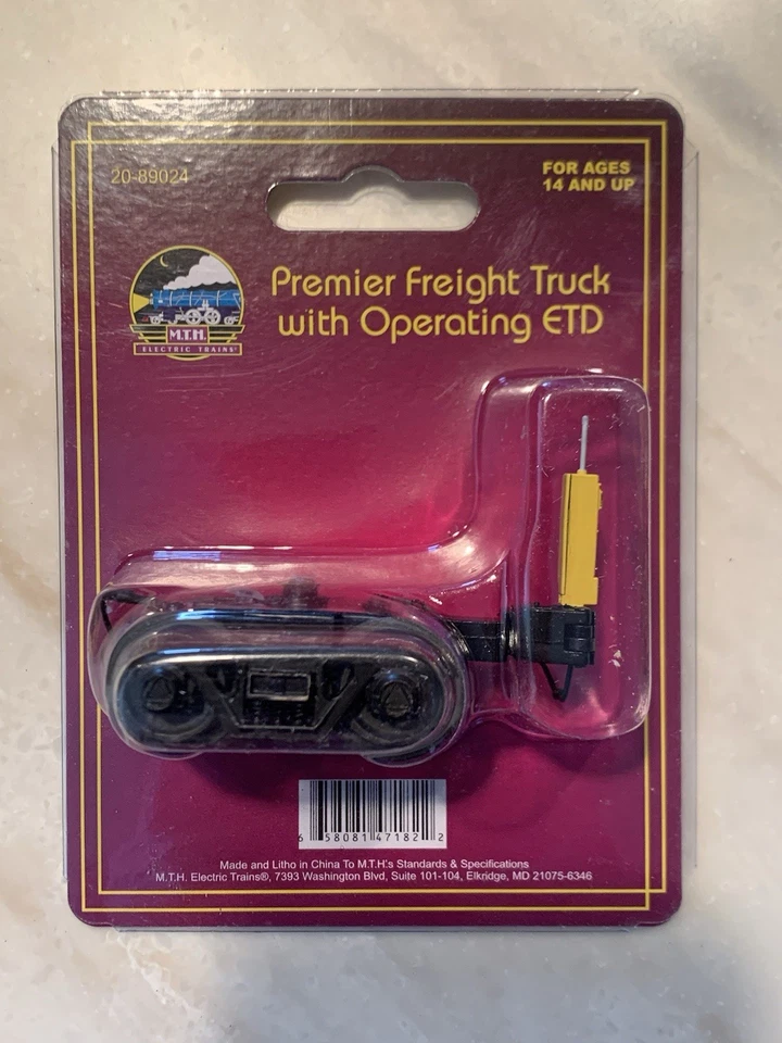 MTH PREMIER FREIGHT METAL TRUCK W OPERATING ETD O GAUGE EOT END OF TRAIN DEVICE - Image 1 of 1