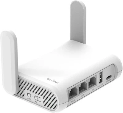 Gl.Inet GL-SFT1200 (Opal) Secure Travel Wifi Router AC1200 Dual Band Gigabit Eth - image 1 of 4