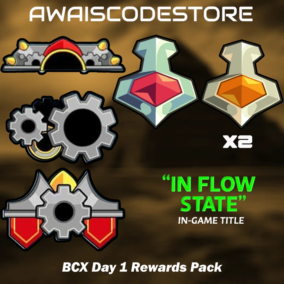 Brawlhalla: BCX Day 1 Rewards | V5, V6, Title, Toybox UI