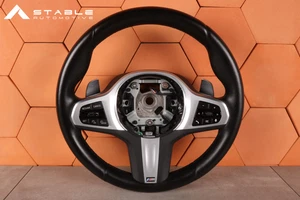 BMW X5 G05 X6 G06 X7 G07 LCI VOLANTE M-SPORT CALEFACTABLE LEVAS DE CAMBIO ASISTENTE - Imagen 1 de 13