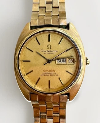 Vintage Omega Constellation Solid Gold Bezel Chronometer 168.0057 Cal 1021 Swiss - Image 1 of 4