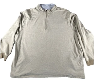 Felpa pullover manica lunga golf beige 1/4 zip Ben Hogan Performance 3XL - Foto 1 di 14