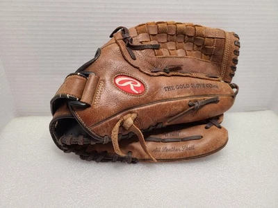Guante de cuero marrón preferido Rawlings Player P13BF 13" DIESTRO béisbol softbol  Foto 1 de 4