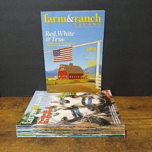 Lot of 11 Farm & Ranch Living Magazines, Misc Issues 2012 - 2016 - Foto 1 di 11