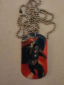 Capitán América - 2016 Upper Deck Marvel Civil War etiquetas de perro #12 - Imagen 1 de 2