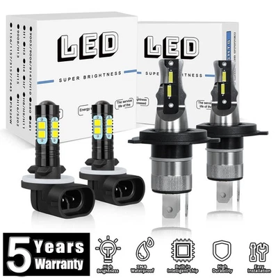 Faros antiniebla LED 9003 H4 y 881 para Hyundai Grand i10 2015 2016 6000 k Foto 1 de 4