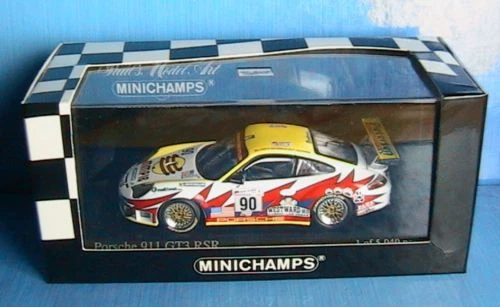 Porsche 911 GT3 Rsr #90 Win 24 H le Mans 2004 MINICHAMPS 400046990 1:43 Maassen - Immagine 1 di 1