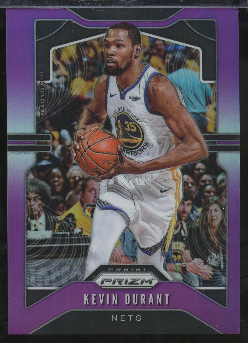 2019-20 Panini Purple Prizm #210 Kevin Durant Brooklyn Nets 06/75