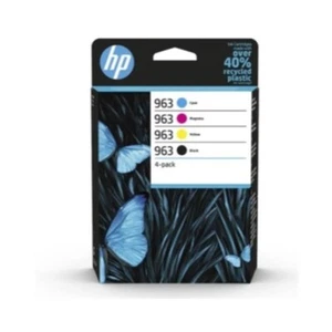 HP | Cartuccia Per Stampante A Getto D'Inchiostro 963 6ZC70AE Nero Ciano Giallo  - Foto 1 di 8