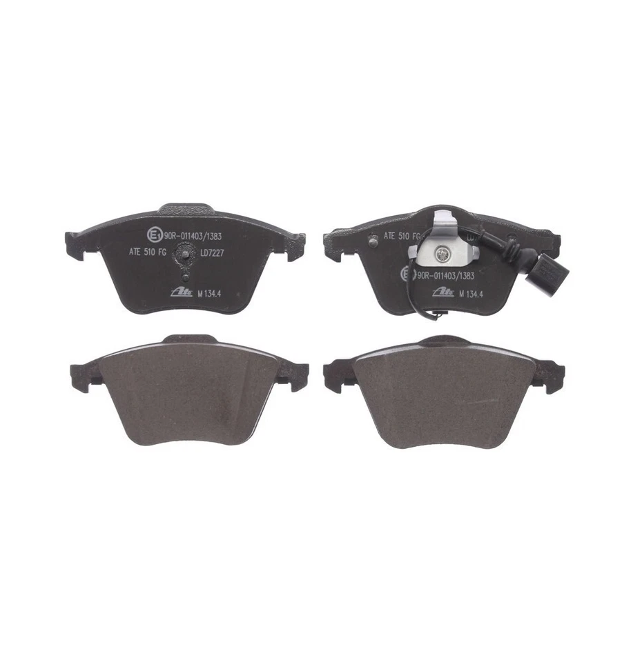 Juego de pastillas de freno de disco eje delantero ATE 13047072272 AUDI A3 TT SEAT León VW Sciroc Foto 1 de 3