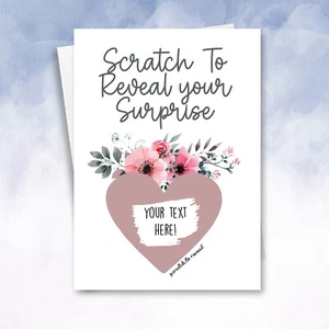 Personalizado Sorpresa Rascado Embarazo Revelar Regalo de Cumpleaños Adivina Qué - Imagen 1 de 10