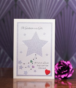 Precious Godchild Godparents to be Godmother or Godfather Acceptance Card