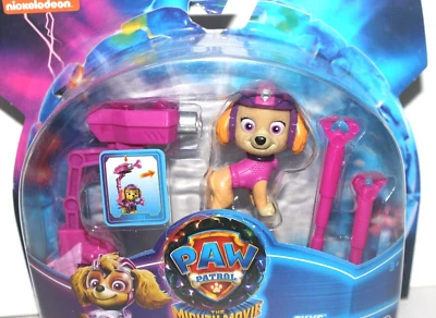NEW Paw Patrol Skye Figure the Mighty Movie NIB Spin master *Damage box 2023 - Image 1 of 3