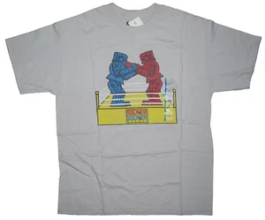 NWT Mattel ROCK 'EM SOCK 'EM ROBOTS T-Shirt LARGE 2010 Mad Engine Light Grey? - Bild 1 von 5