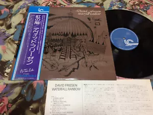 DAVID FRIESEN-Wasserfall Regenbogen seltene Japan LP mit OBI - Bild 1 von 3