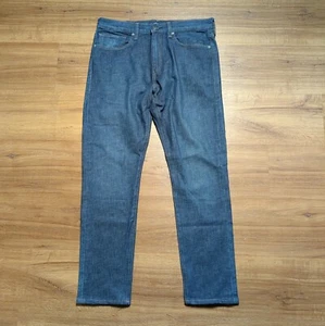 Levi's Made & Crafted 512 Slim Taper Blue Jeans Mens Size 34x32(29) Dark Wash - Picture 1 of 16