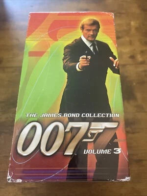 James Bond Collection 007 Box Set - Vol 3 VTG VHS Roger Moore, Sean Connery - Image 1 of 4