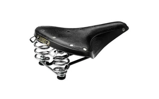 Brooks B67 Bicycle Saddle Chrome Leather Springs - Black
