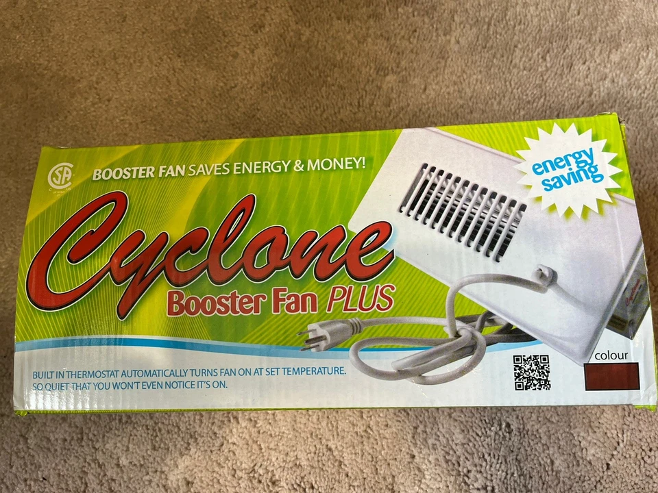 Cyclone  9004150 Automatic Register Booster Fan, CM-300, Steel, Brown - Image 1 of 3