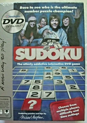 NEW SUDOKU by Imagination DVD Game Pro Michael Mepham 2006 Ages 12 & Up   91:w-8 - Image 1 of 2