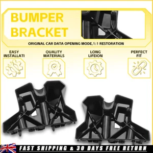 Left+Right Side For Ford Fiesta mk8 2017-2021 Front Bumper Support Bracket Mount - Picture 1 of 10