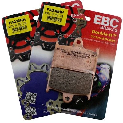 Pastilhas de freio de bicicleta sinterizadas EBC FA236HH para Triumph Daytona 955i 99-01 - Imagem 1 de 4