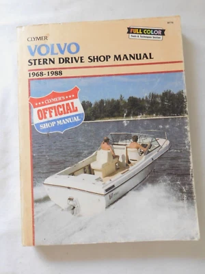 Manual de reparación de taller Clymer Volvo Stern Drive 1968-1988 Foto 1 de 4
