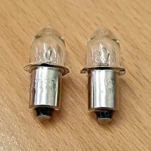 4.8V 0.75A P13.5s Antorcha Lámpara Bombilla Prefoco Transparente Krypton Paquete de 2 - Imagen 1 de 2