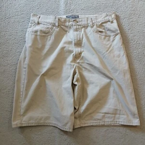 Vintage Levis Silver Tab Shorts Mens 38 Gray Y2k Baggy Skater Grunge Hip Hop - Picture 1 of 17