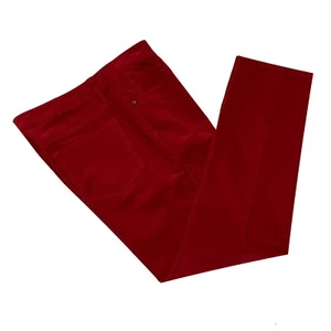 Talbots, Red Corduroy Straight Leg Pants with Stretch, size 16P - Picture 1 of 7