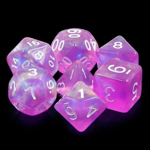 Juego de dados Stardust Whis | juego de dados poliédricos de 7 | dados DnD - Imagen 1 de 4