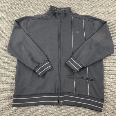 Chaqueta de monopatín Etnies XL cremallera completa cuello falso desteñido bordado logotipo sudadera Foto 1 de 4