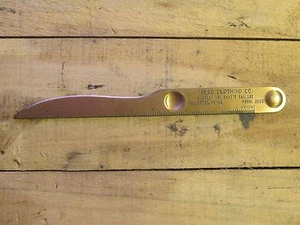 Vintage TREEO KLEIDUNG Co Damen & Herren Schneider SOUDERTON PA Brieföffner Schild - Bild 1 von 5