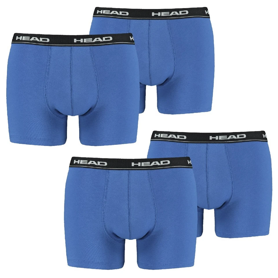 4 en Paquete Head Calzoncillos Hombre En / Azul / Talla M / Ropa Interior - Imagen 1 de 1