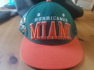 Miami Hurricanes Zephyr The Z Hat Vtg College Football NCAA - Picture 1 of 6