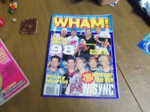 Vintage RARE "WHAM" Magazine - Premiere Issue - 2000 Britney Spears, 'N Sync - Picture 1 of 10
